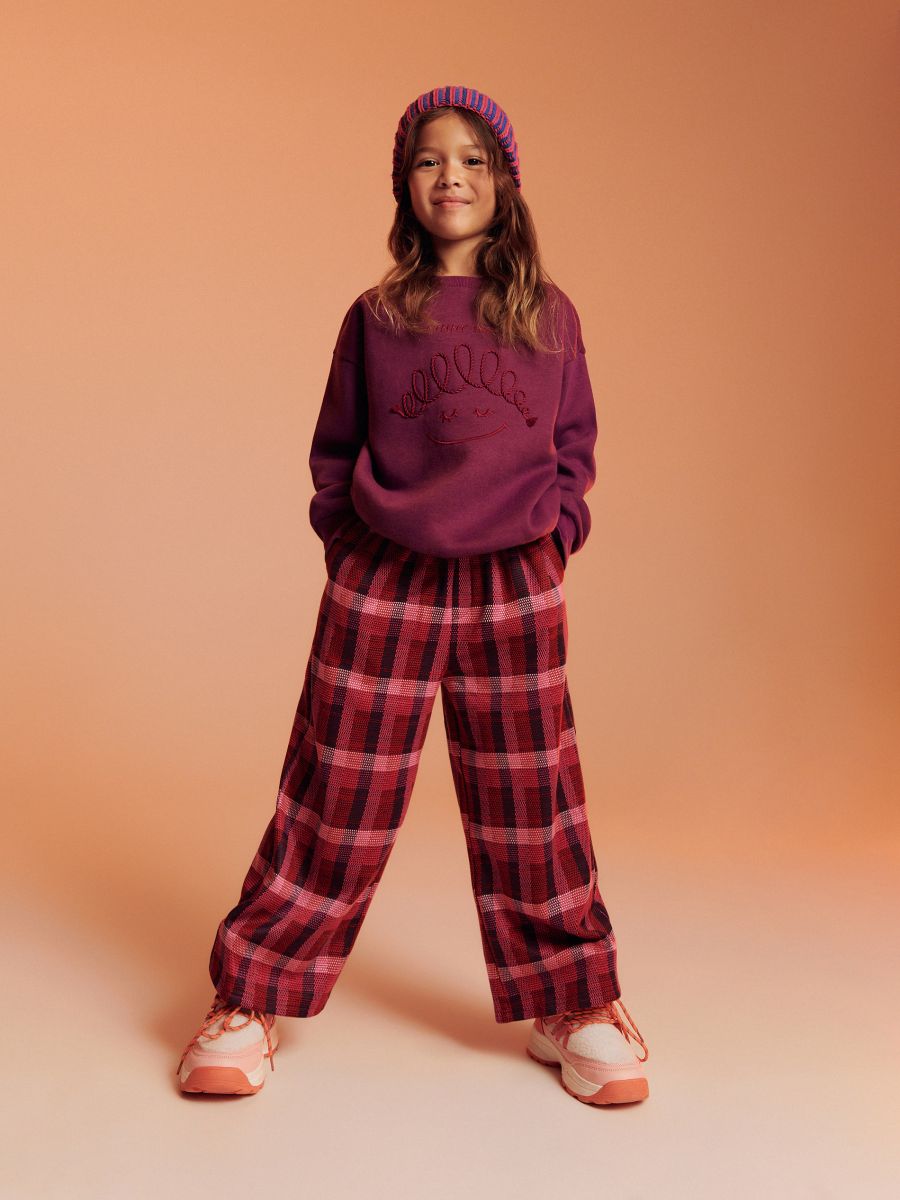 Checked culottes - multicolor - RESERVED - 2