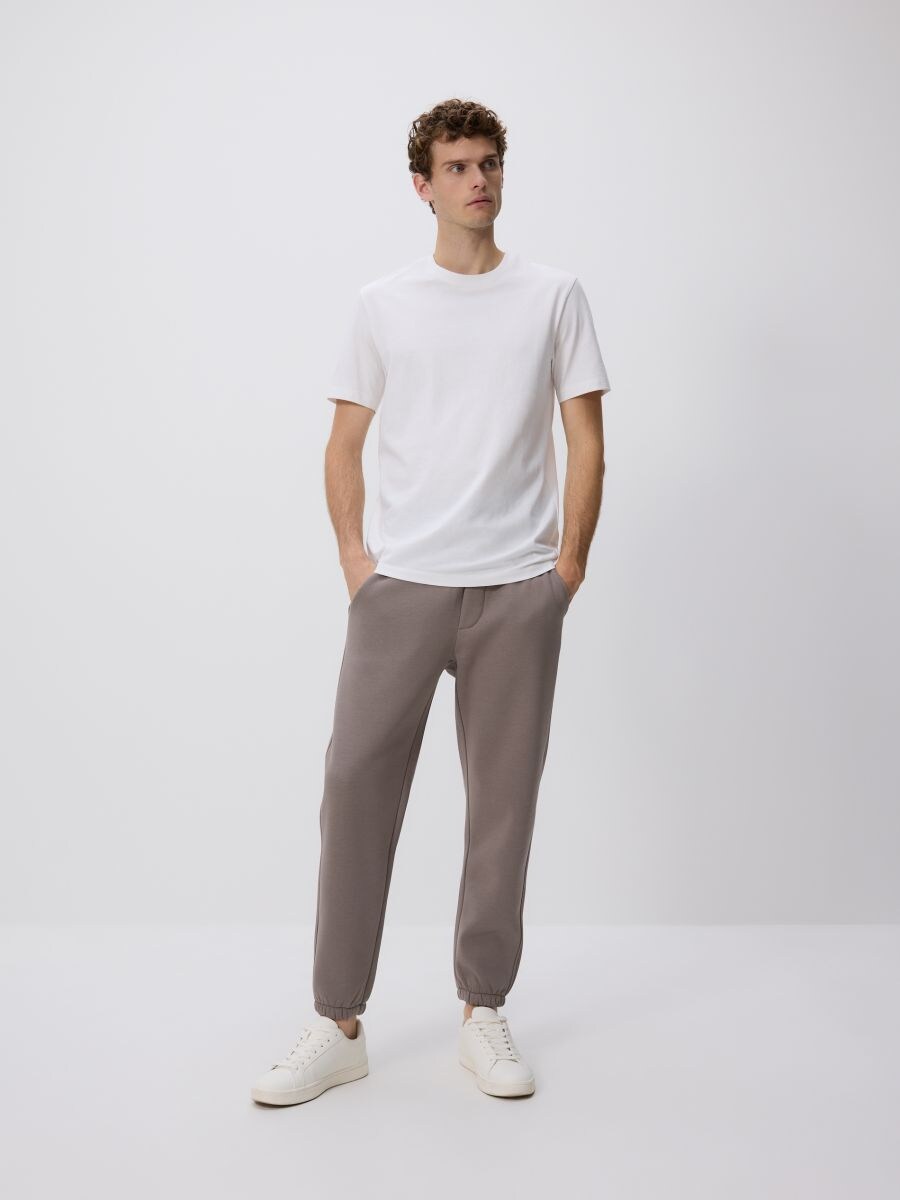 Spodnie dresowe regular fit Kolor szary - RESERVED - 167EF-85X