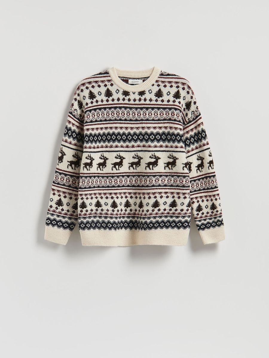 Džemper s božićnim motivom - šaren - RESERVED