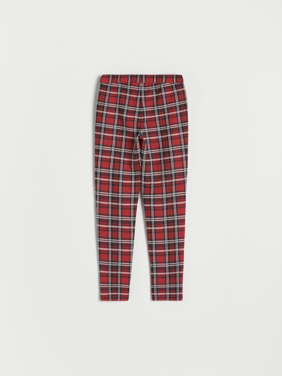 Check leggings - red - RESERVED - 5