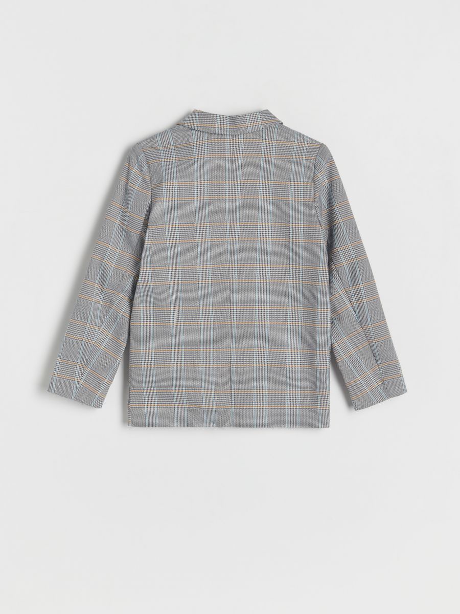Checked blazer - blue - RESERVED - 3