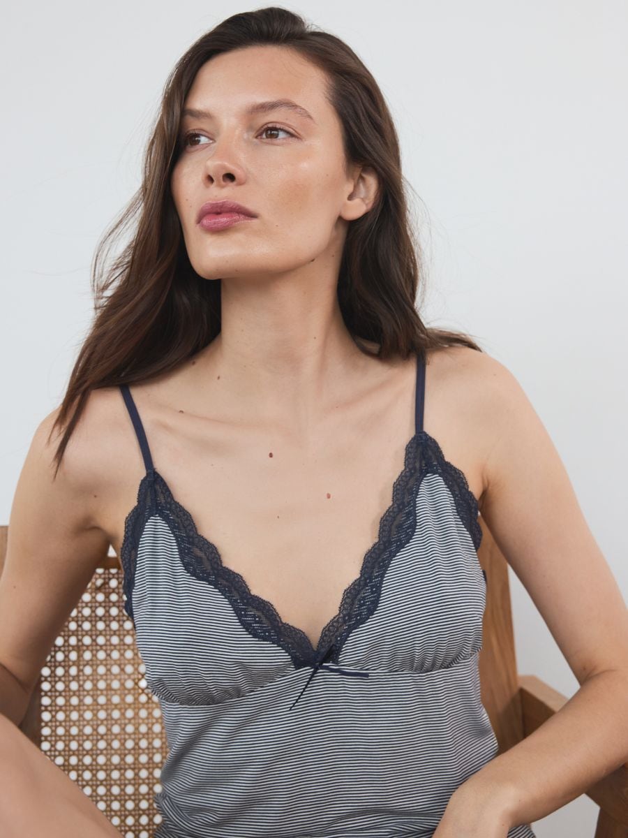 Two piece pyjama set - navy - RESERVED - 4