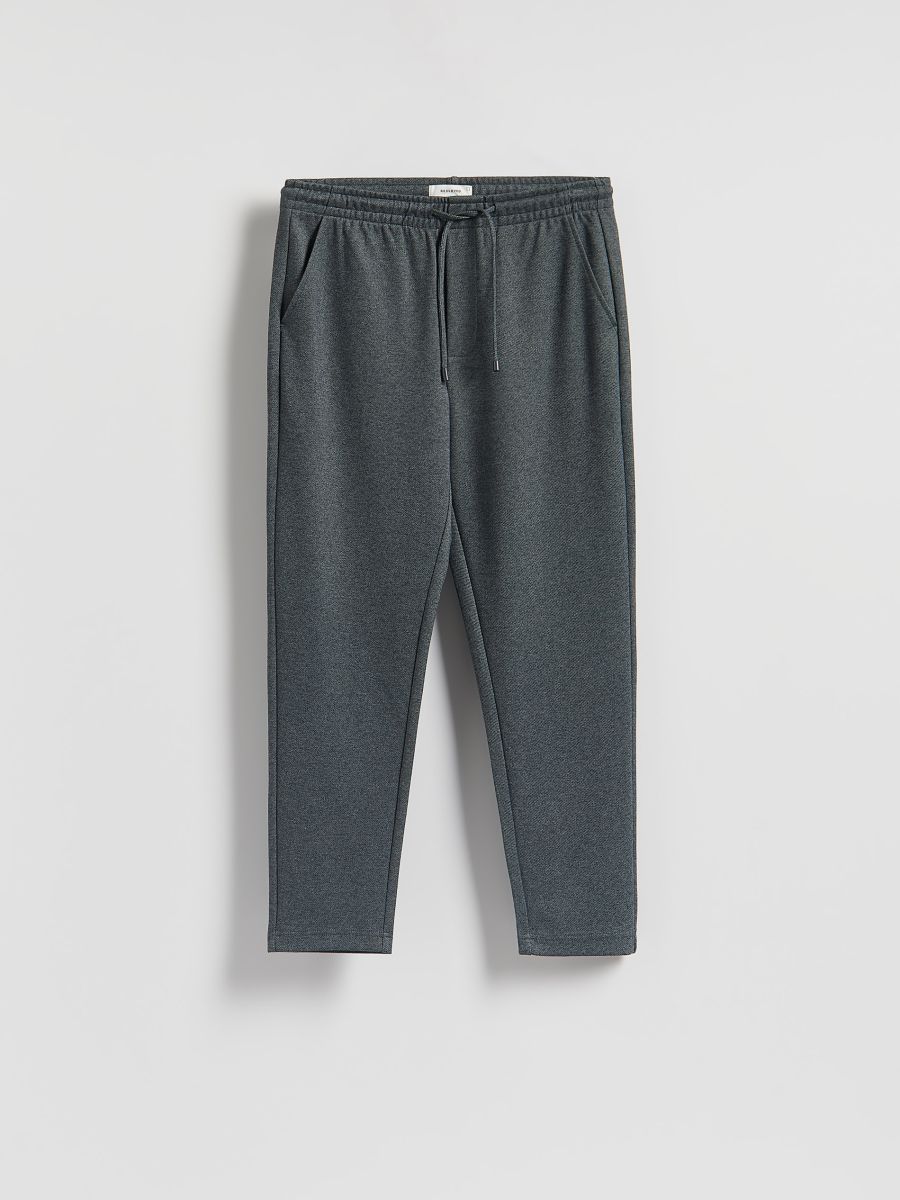 Byxor i regular fit - marin - RESERVED