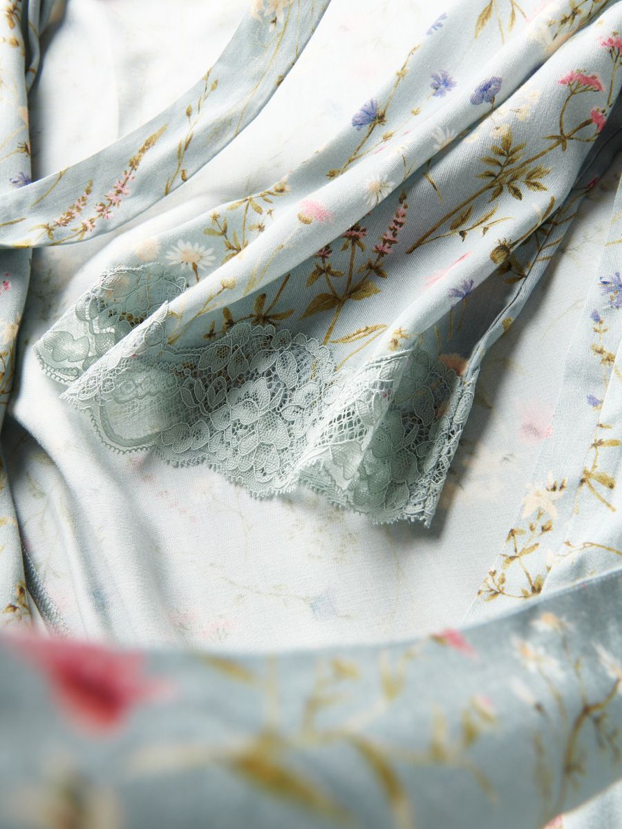 LADIES` DRESSING GOWN - bledoplavo - RESERVED - 2