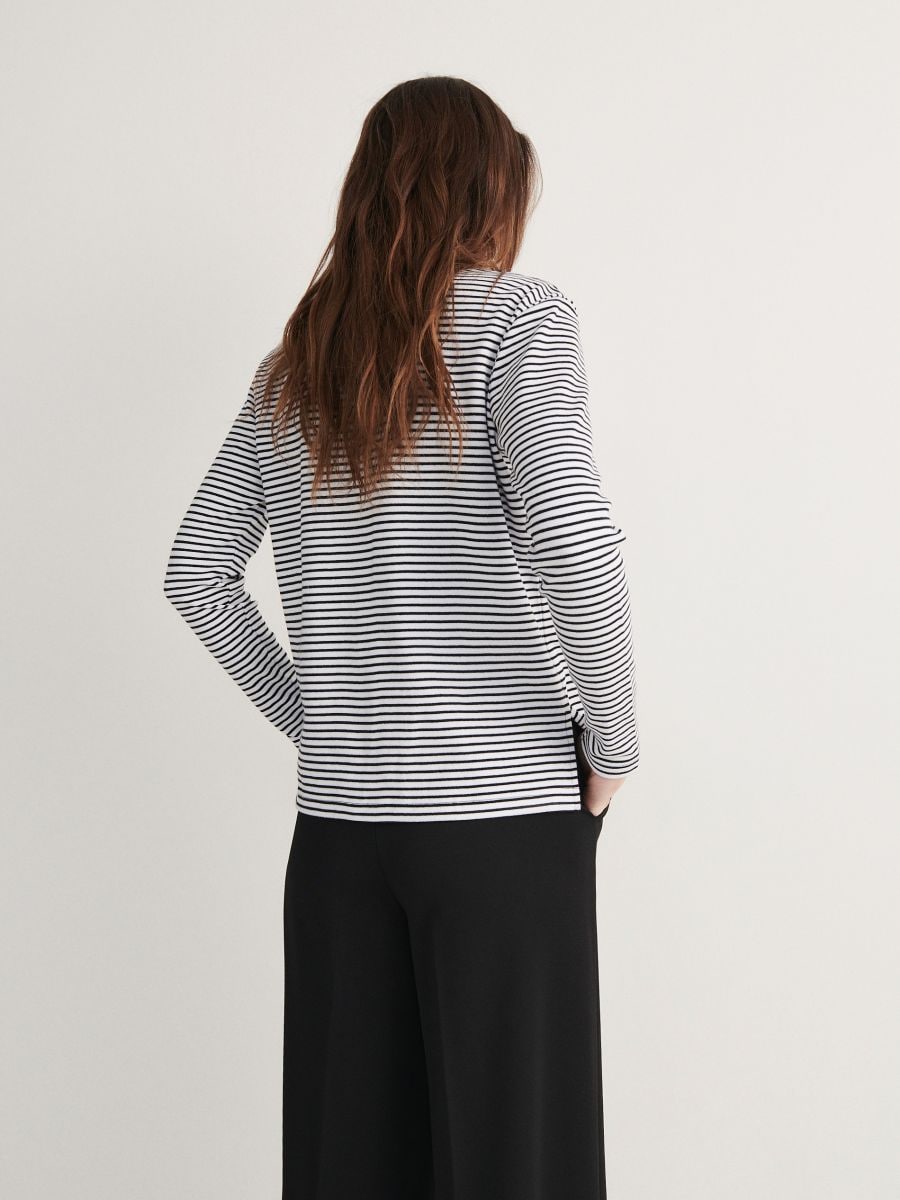 Gestreiftes Langarmshirt - bunt - RESERVED - 2