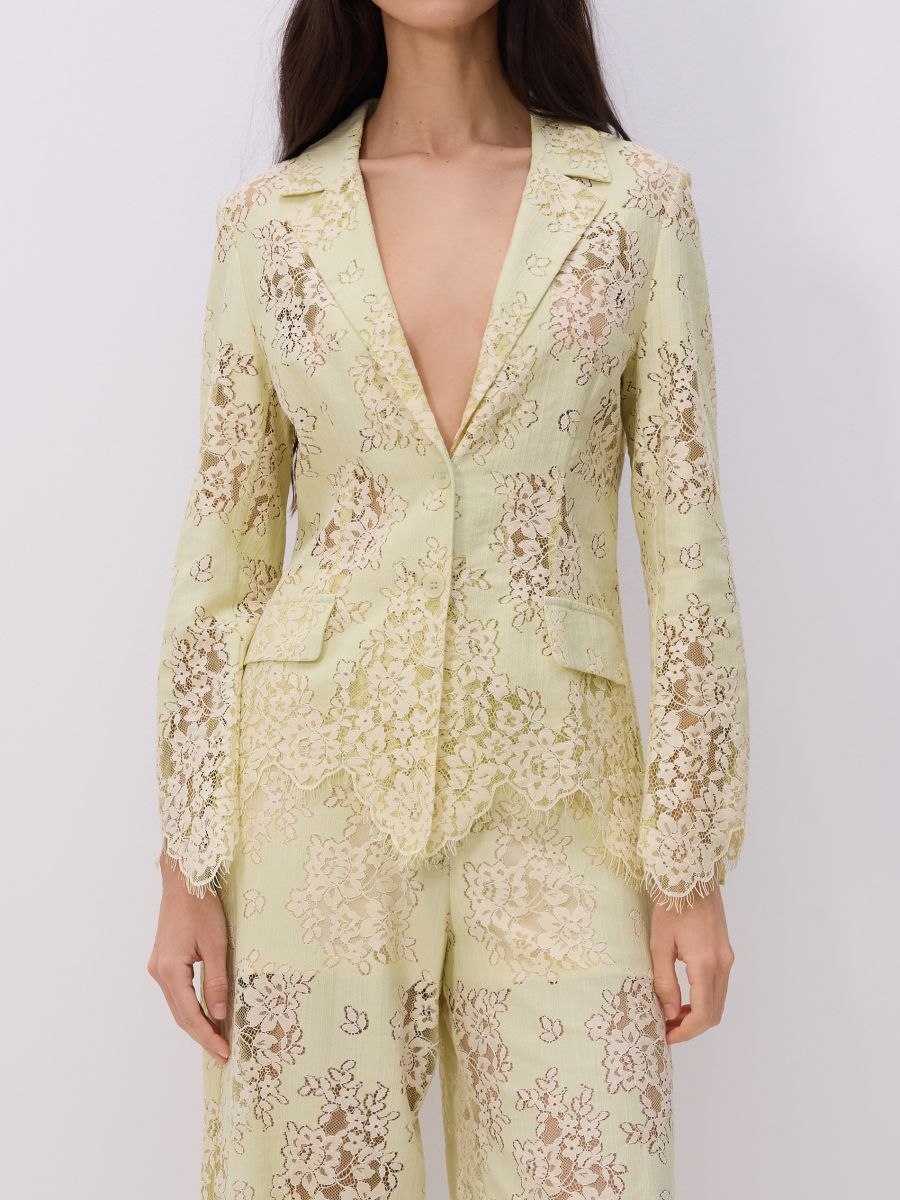 LADIES` BLAZER - blassgrün - RESERVED