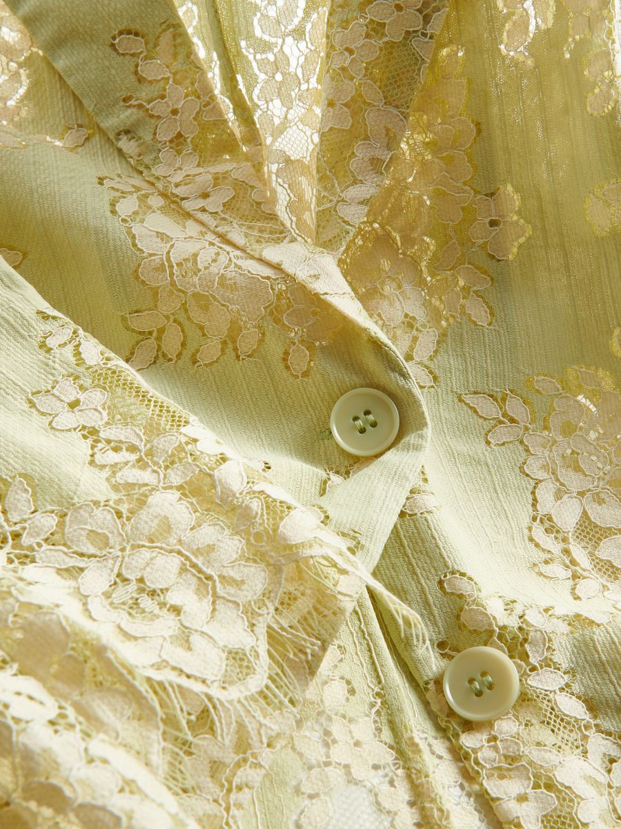 LADIES` BLAZER - pale green - RESERVED - 6