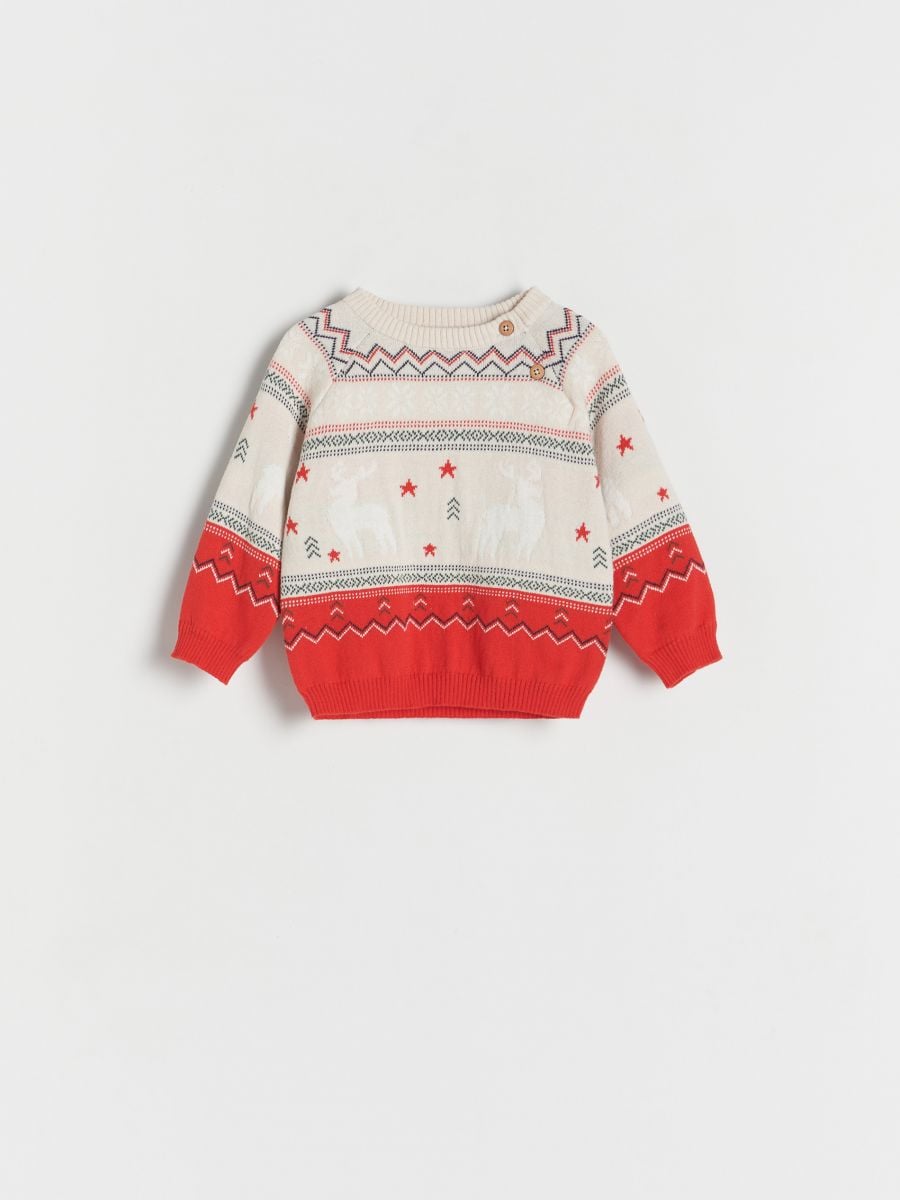 Christmas sweater - nude - RESERVED