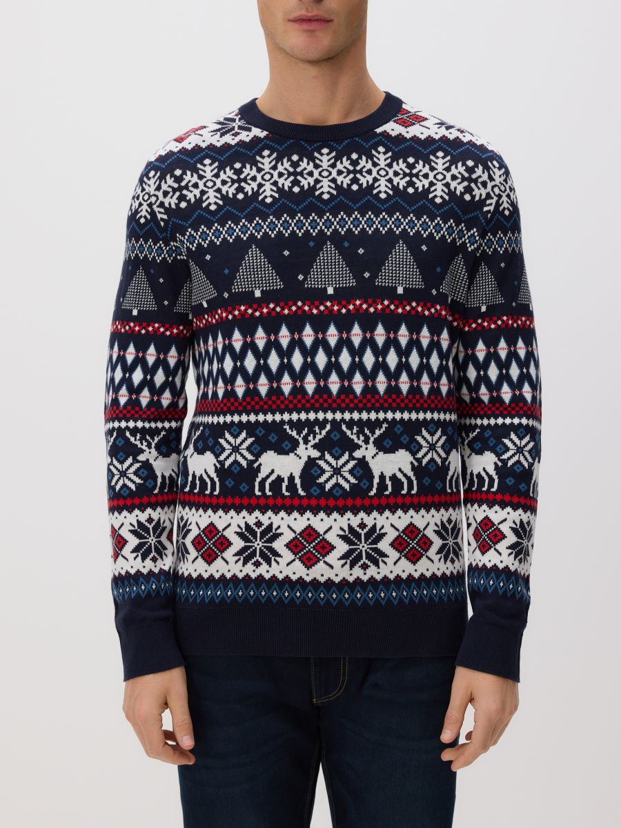 Jõulumotiiviga džemper - mitmevärviline - RESERVED