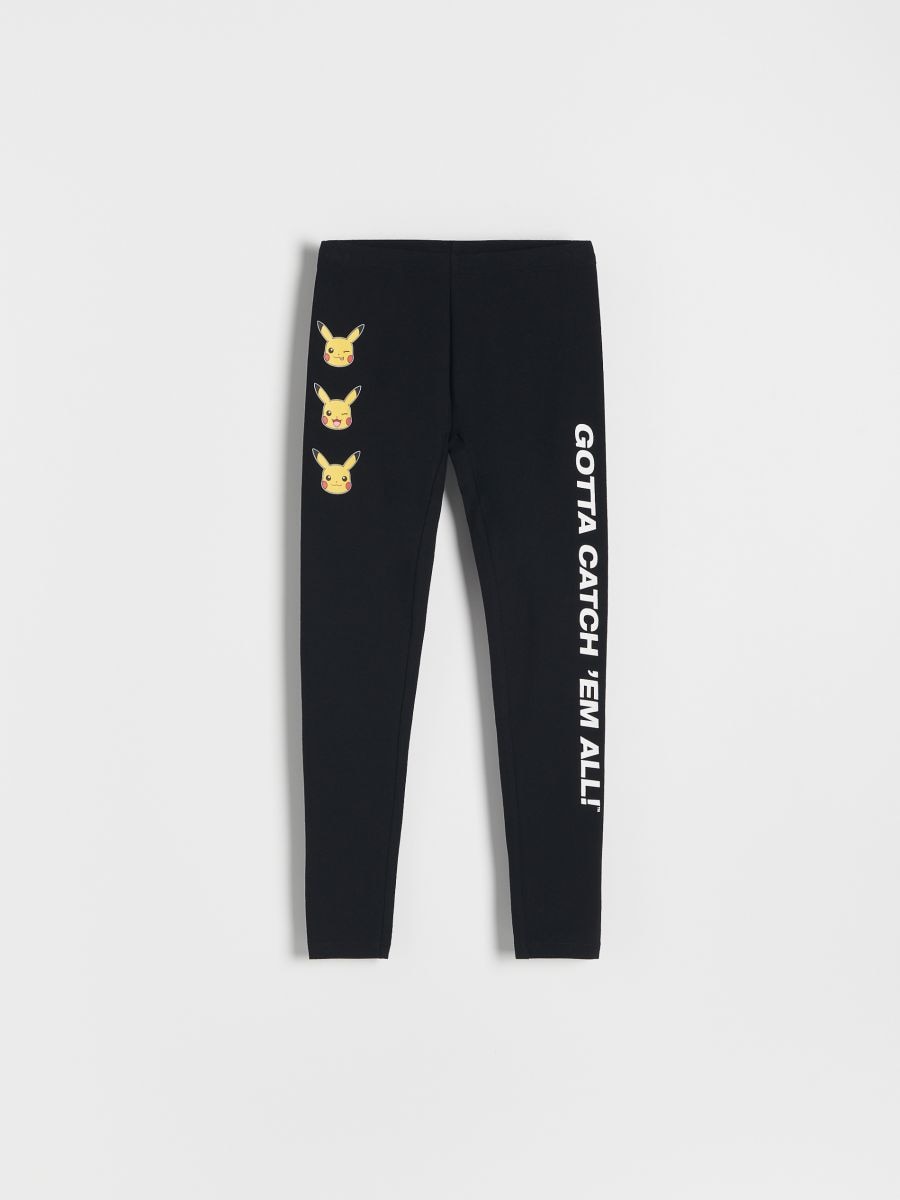 Pokémon appliqué leggings - black - RESERVED