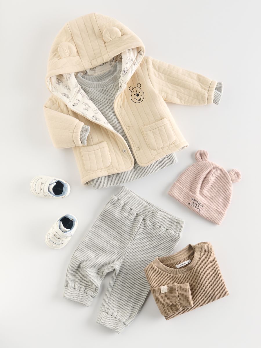 Winnie the Pooh knitted jacket - cream - RESERVED - 4