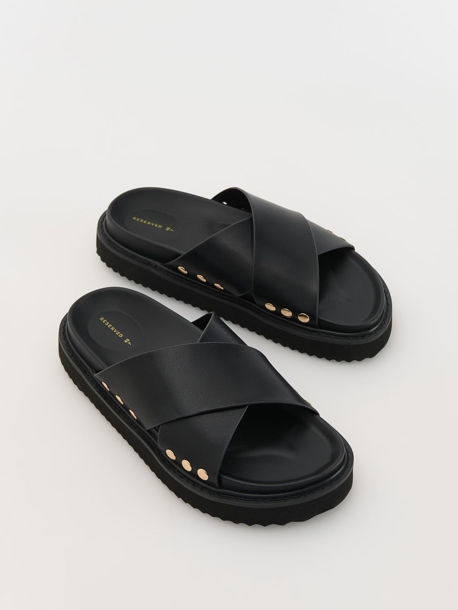 LADIES` SLIDES - črna - RESERVED - 3