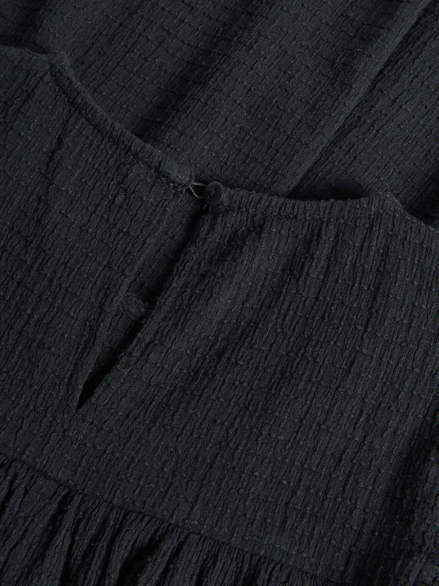 Dress with ruffle details - black - RESERVED - 4