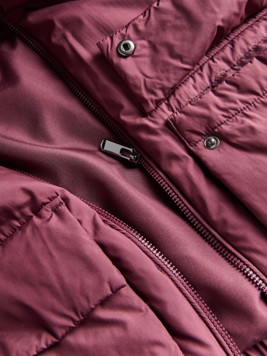 Bomber jacket with pockets - burgundy - RESERVED - 6