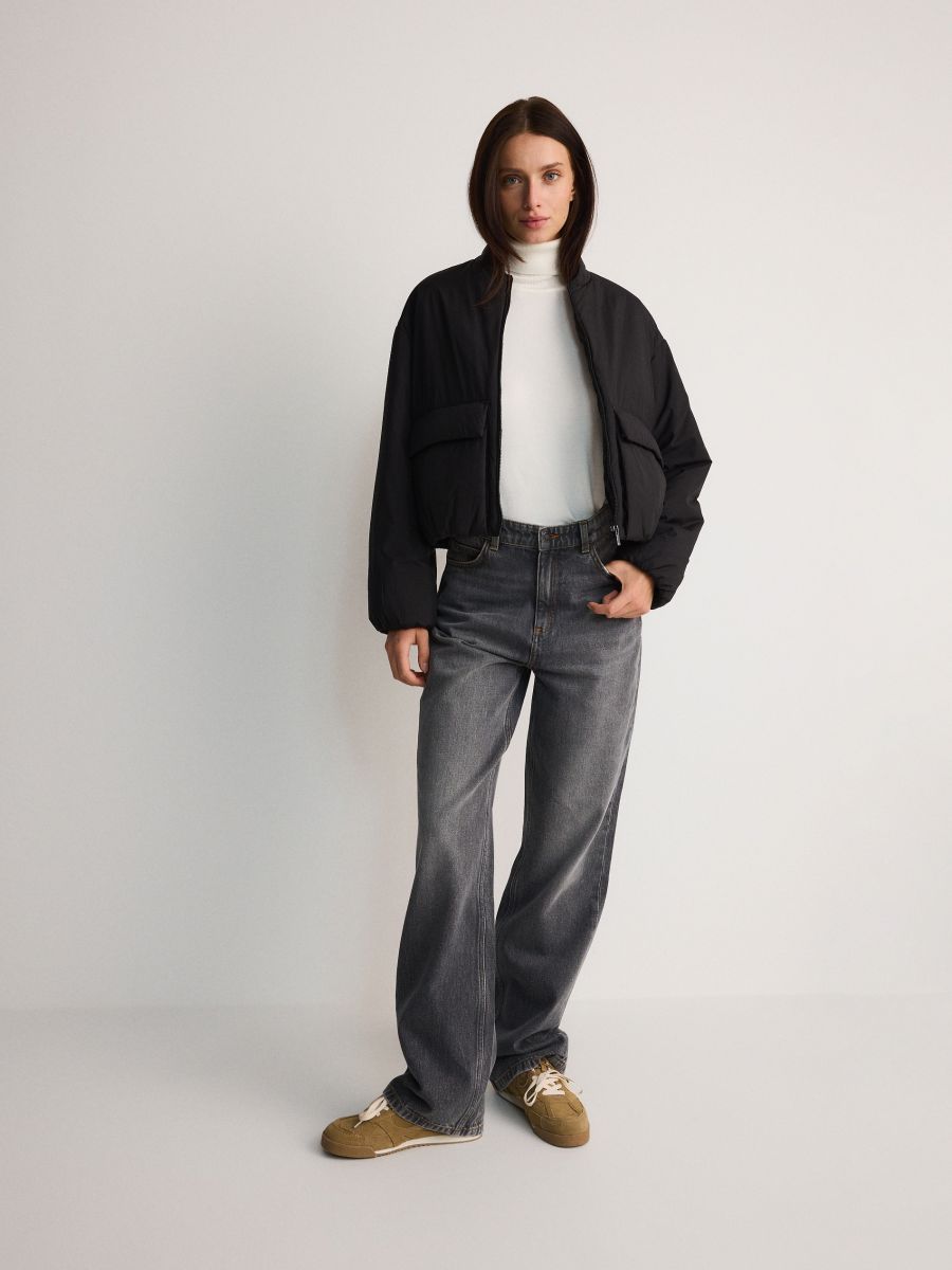Bomber jacket with pockets - black - RESERVED - 2