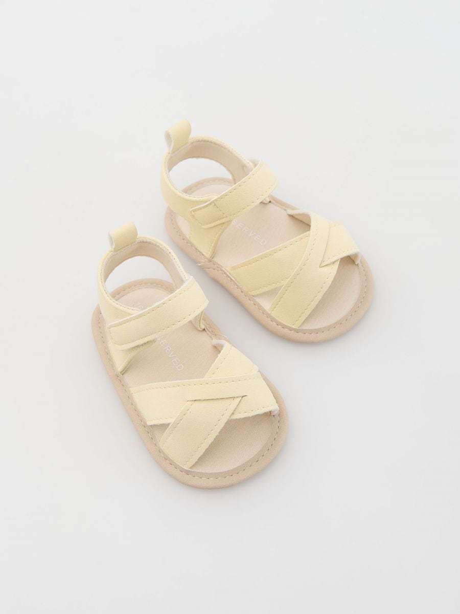 BABIES` SANDALS - ΑΝΟΙΧΤΟ ΚΙΤΡΙΝΟ - RESERVED