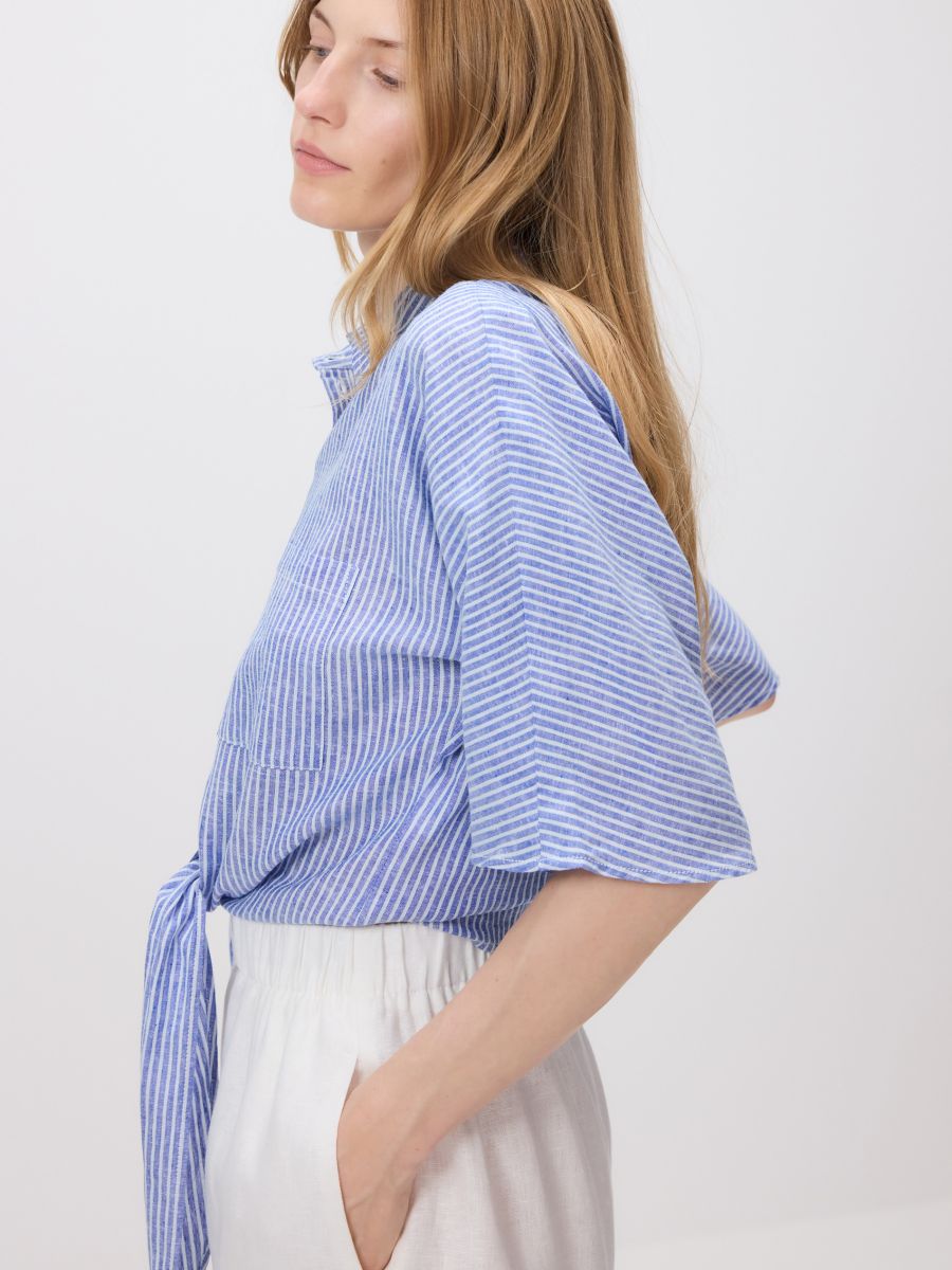 Linen shorts - white - RESERVED - 6
