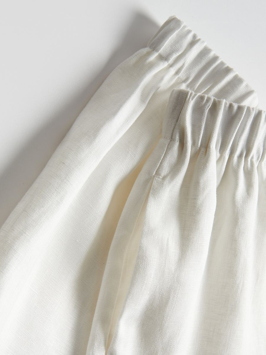 Linen shorts - white - RESERVED - 2