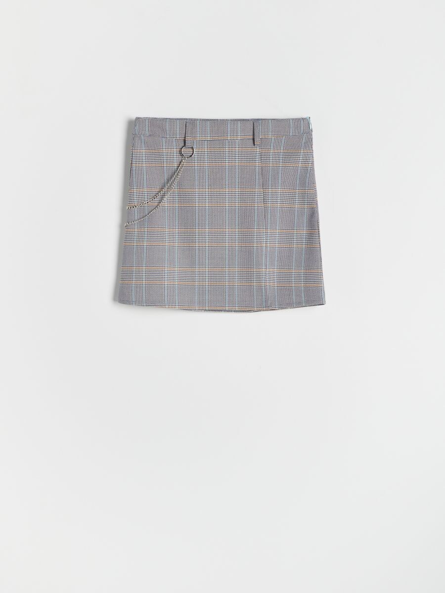 Skirt with chain detail - blue - RESERVED - 2