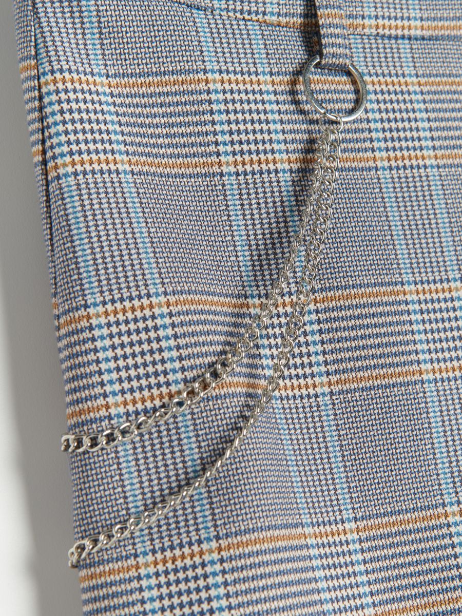 Skirt with chain detail - blue - RESERVED - 4