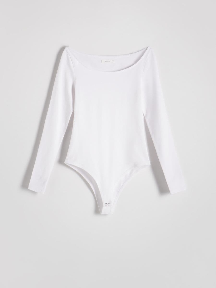 Hosszú ujjú body - fehér - RESERVED - 2