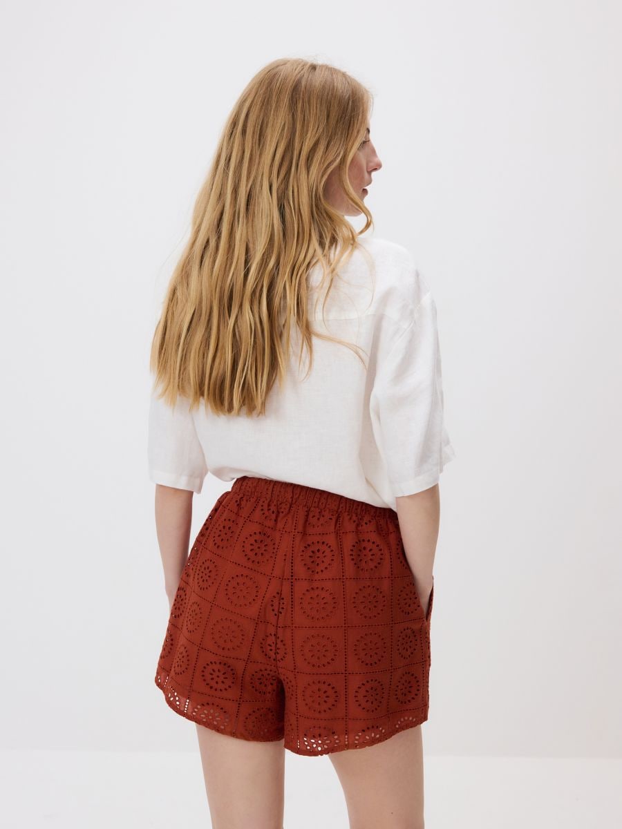 Openwork shorts - spicy red - RESERVED - 4