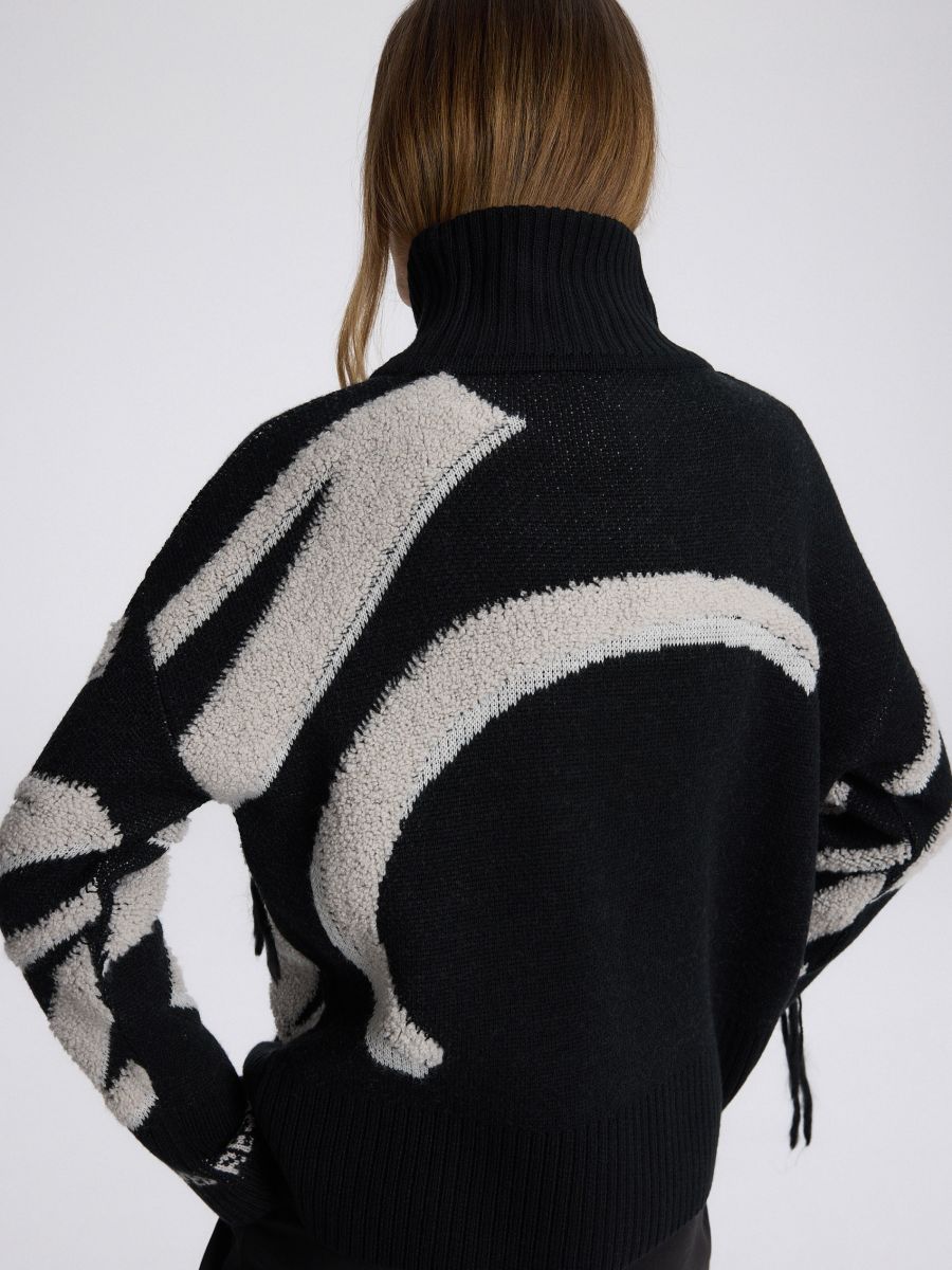 MMC × Reserved jumper with jacquard logo - multicolor - RESERVED - 2