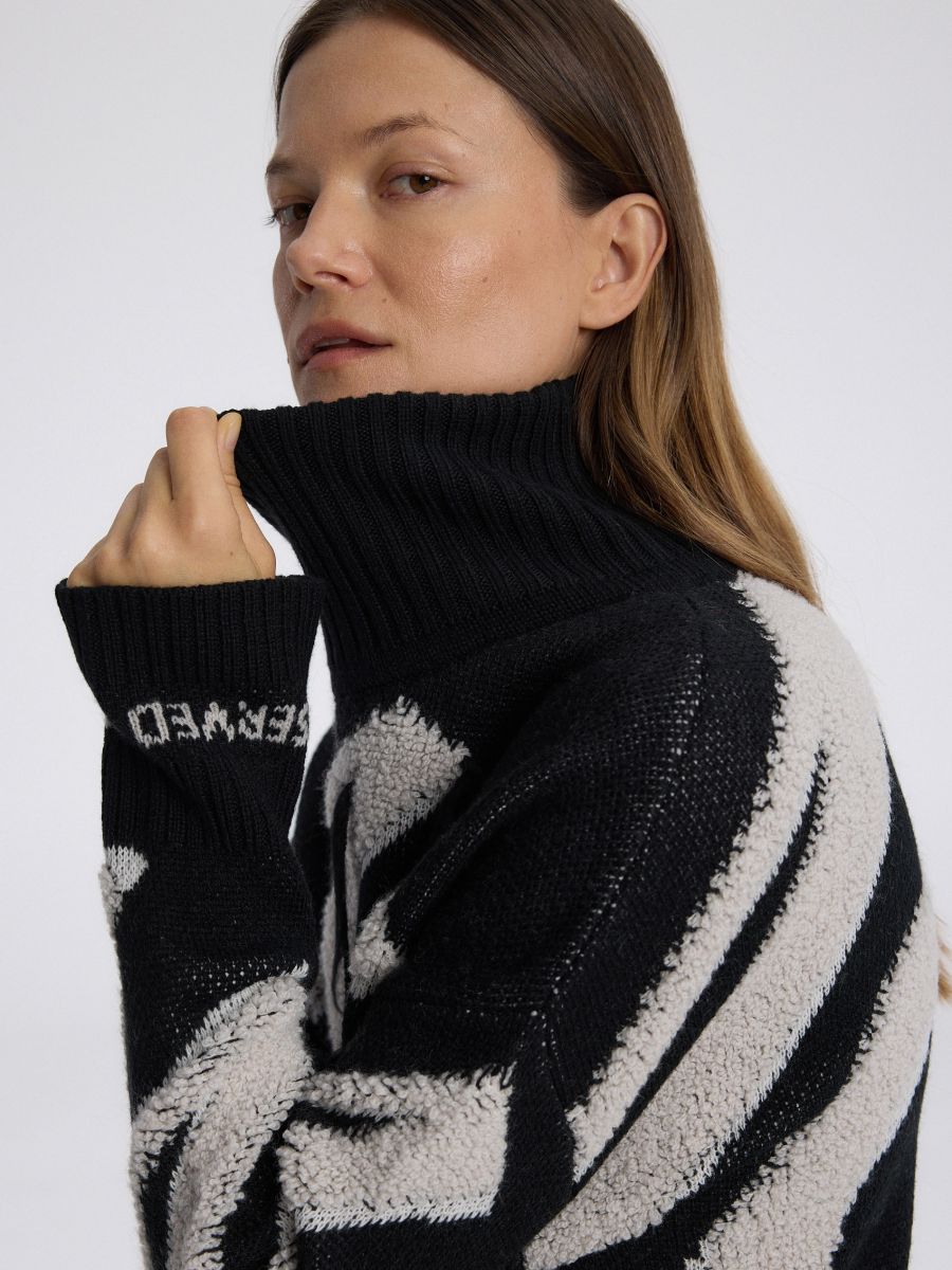 MMC × Reserved jumper with jacquard logo - multicolor - RESERVED - 4