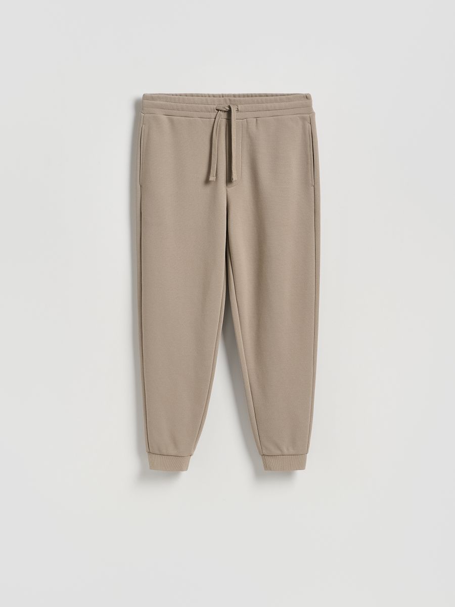 Cotton rich jogger sweatpants - coffee - RESERVED