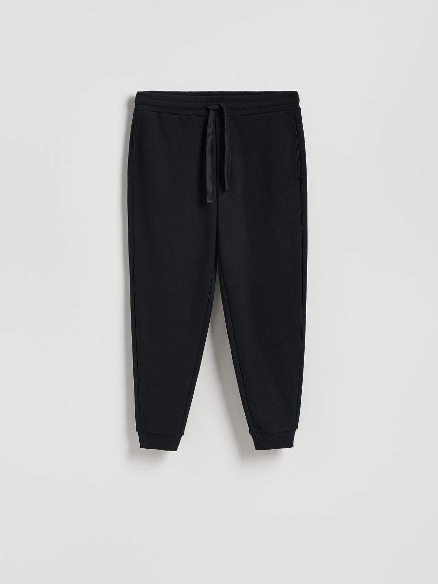 Cotton rich jogger sweatpants - black - RESERVED