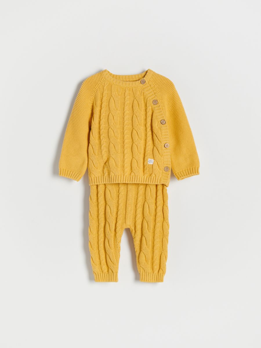 Knitted set - amber - RESERVED - 2