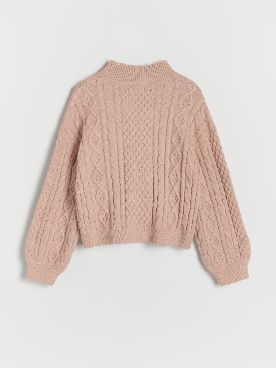 Maglione con trecce - rosa cipria - RESERVED - 2