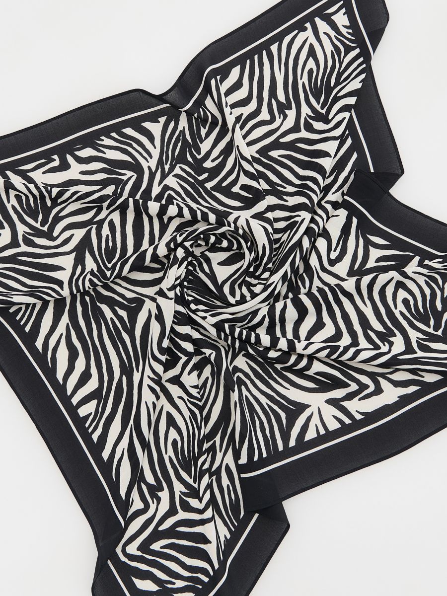 Patterned neckerchief - black - RESERVED - 2