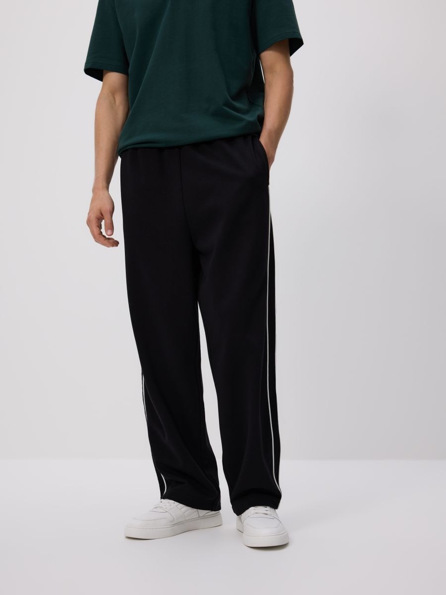 Spodnie loose fit - granatowy - RESERVED