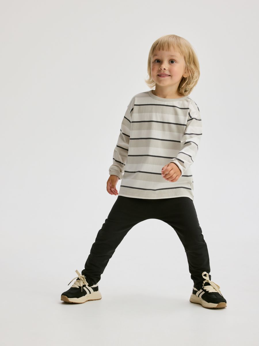 Bawełniane legginsy 3 pack - granatowy - RESERVED