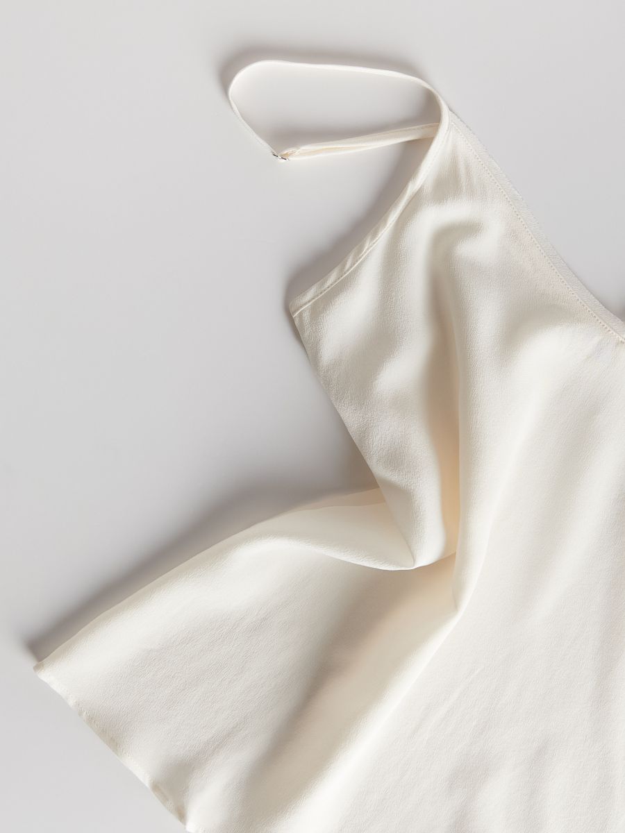 Silk top - cream - RESERVED - 7