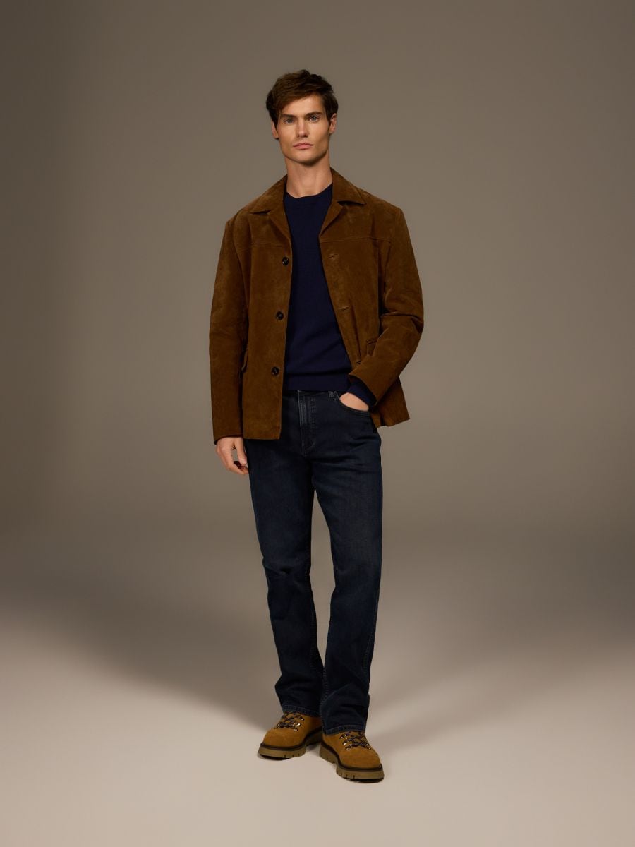 Jeans im Straight-Fit - marineblau  - RESERVED