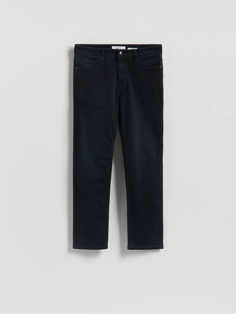 Straight fit jeans - navy - RESERVED