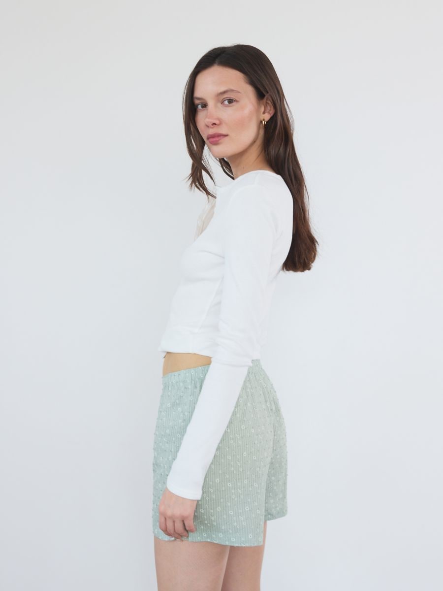 2er-Pack Pyjamashorts - blassgrün - RESERVED - 5