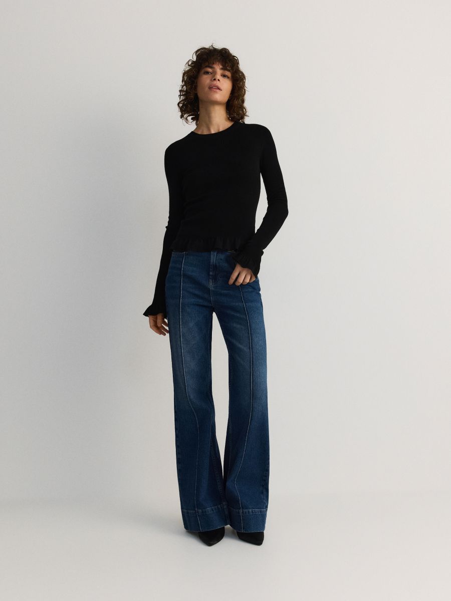 Jumper with wool blend - black - RESERVED - 5