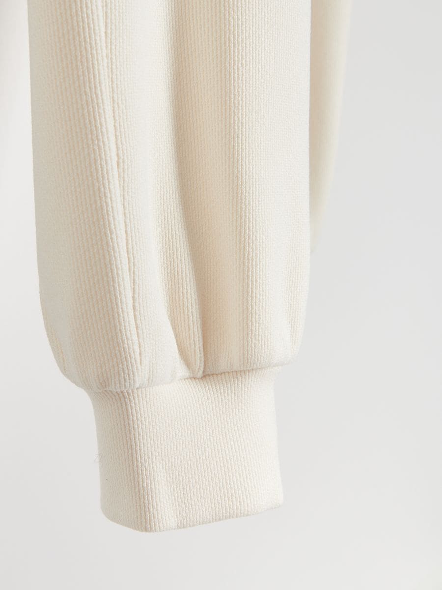 Jersey trousers - cream - RESERVED - 4