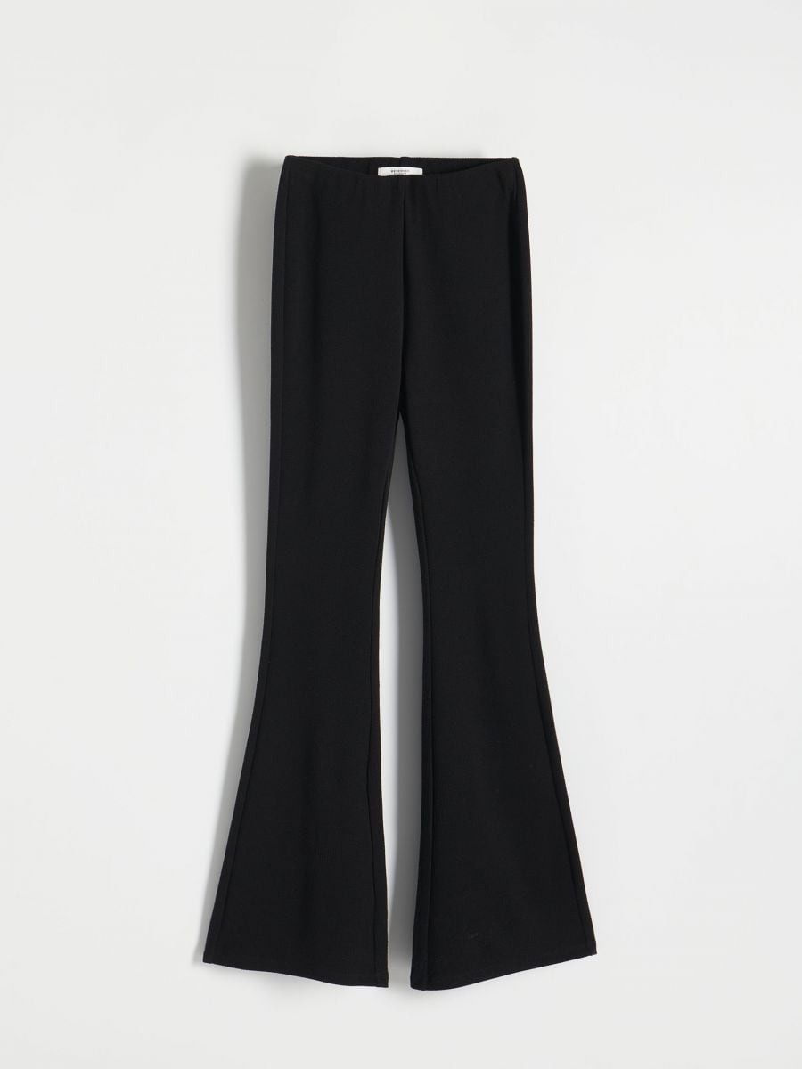 Flare trousers - black - RESERVED - 4