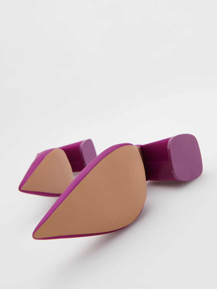 Pumps with open heel - fuchsia - RESERVED - 5
