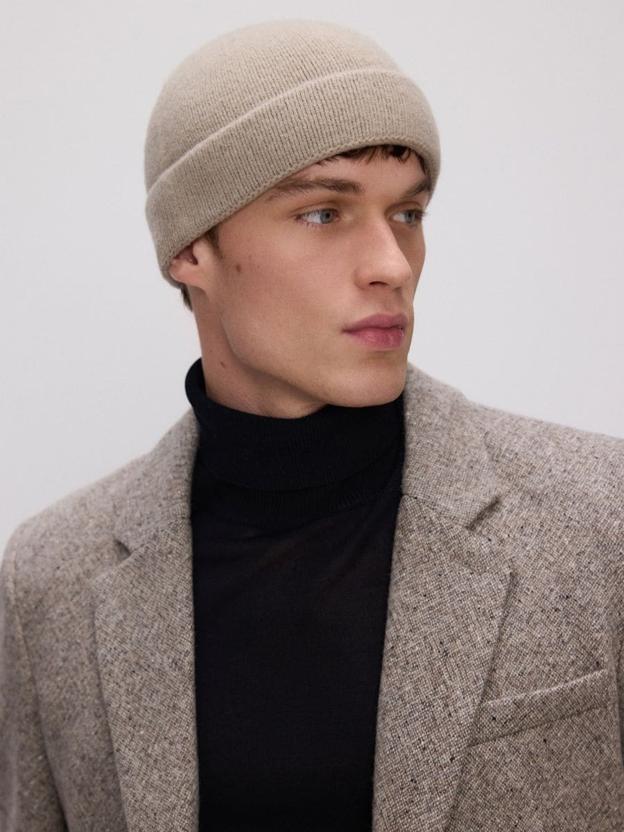 Wool cap - beige - RESERVED - 2