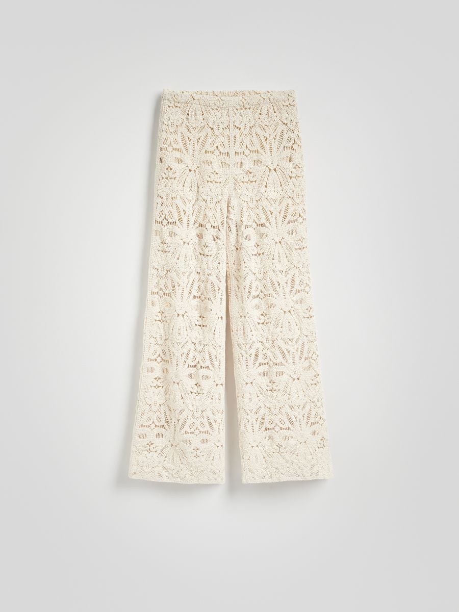Openwork trousers - wheat - RESERVED - 2