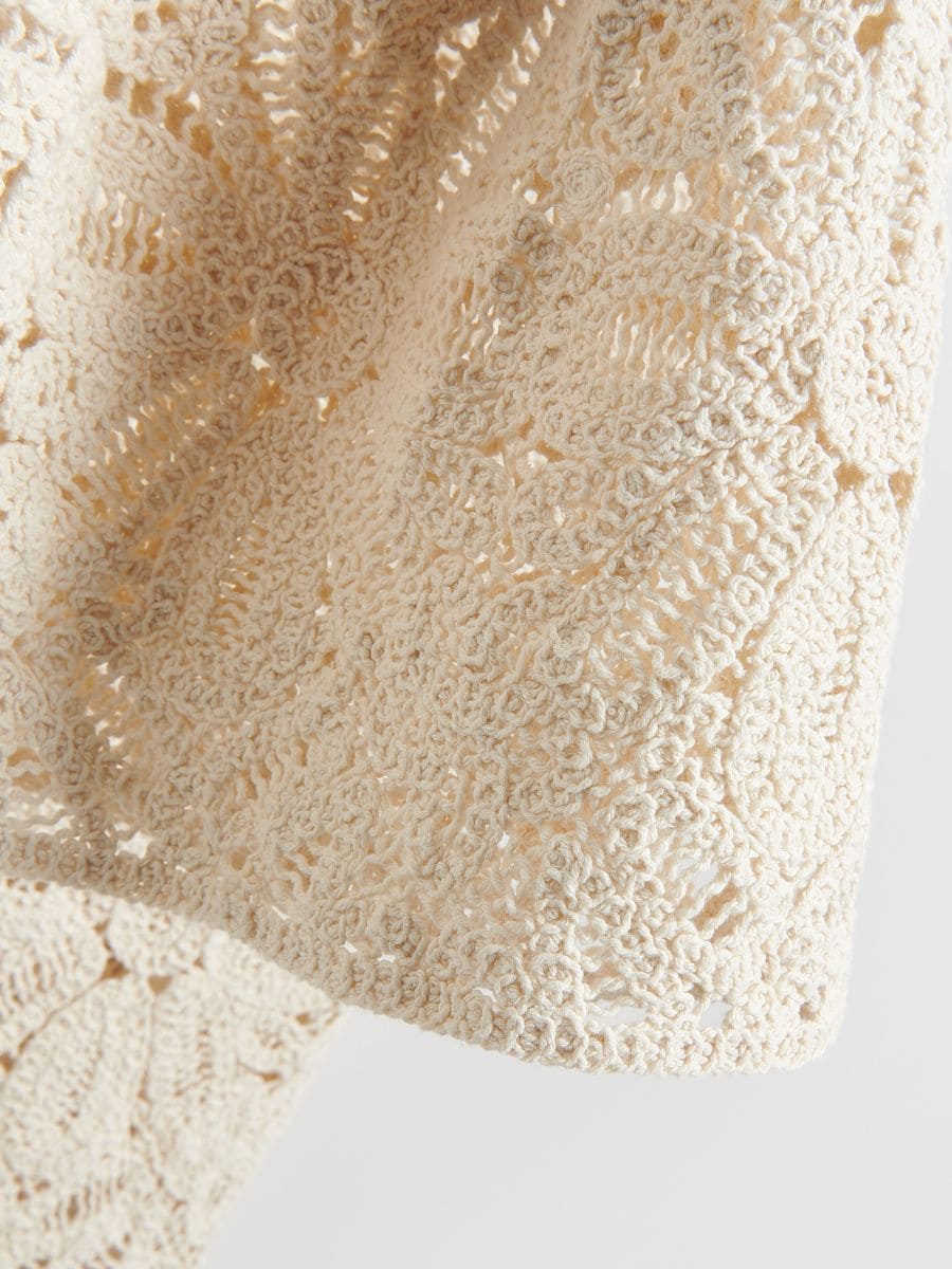 Openwork trousers - wheat - RESERVED - 2