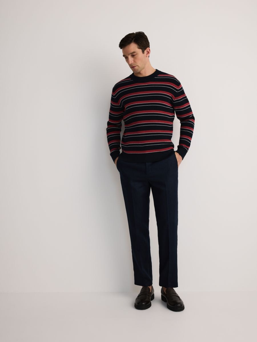 Stripe cotton jumper - multicolor - RESERVED - 5