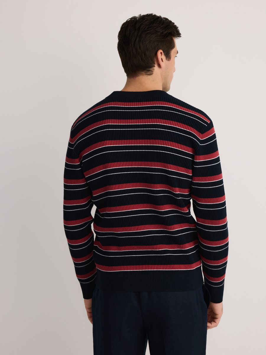 Stripe cotton jumper - multicolor - RESERVED - 4