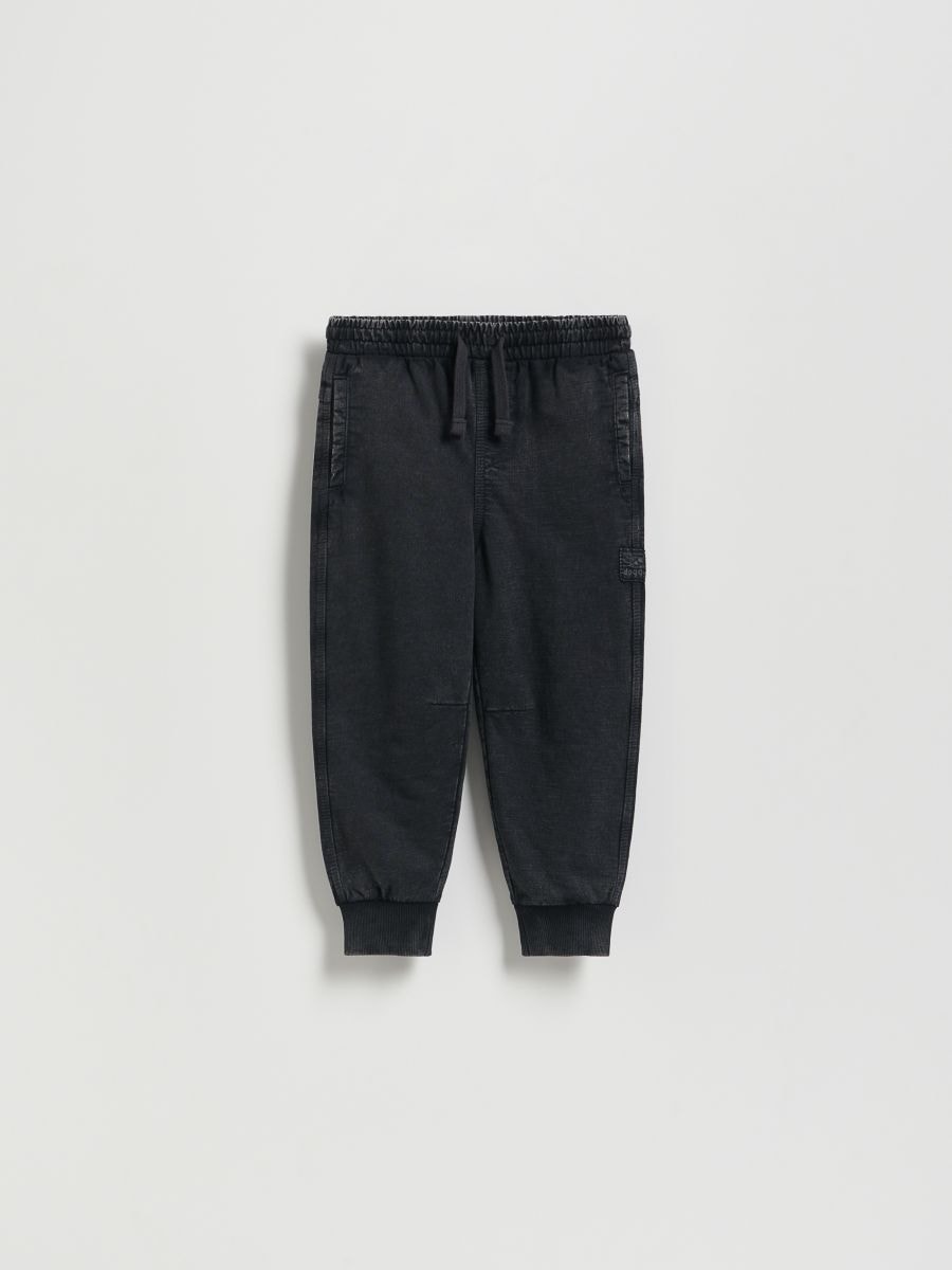 Cotton joggers - black - RESERVED