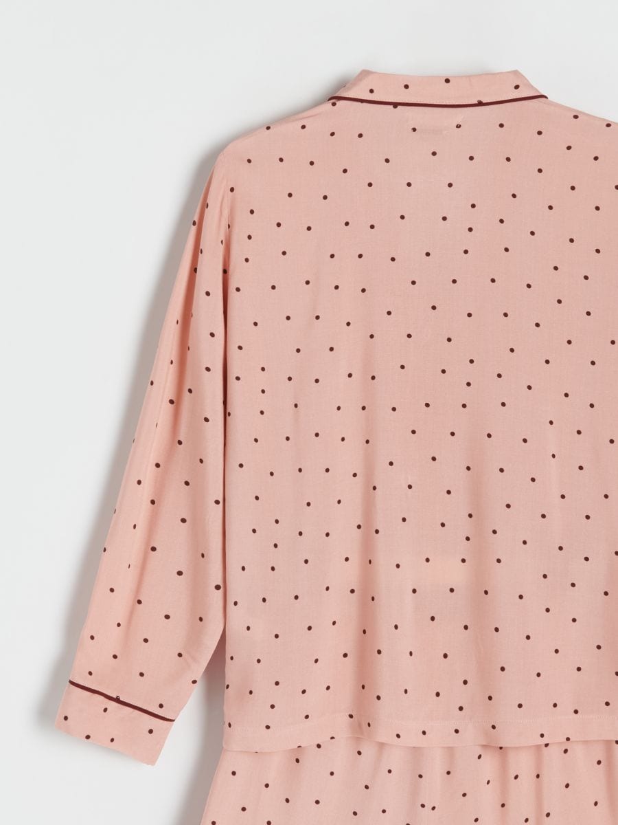 Two piece viscose pyjama set - pastel pink - RESERVED - 7